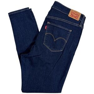 Levi’s 720 High Rise Super Skinny Jeans Deep Indigo Dark Wash Size 33 W33 L30
